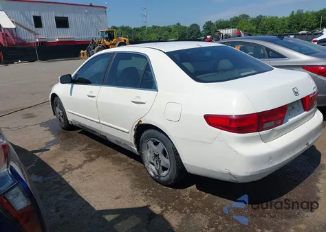 2005 Honda Accord 2.4 Lx from USA, damaged, VIN 1HGCM56485A194000